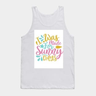 sunny days Tank Top